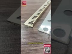 Dekoracyjne metalowe wykończenie zewnętrzne w kącie wykończenie krawędzi płytek do ścian