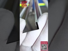 10mm Smart Flat Edge Tile Trim Chrome Metal Angle Trim dla zewnętrznych narożników