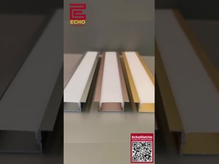 Elastyczny profil Alu LED w kształcie U Czarny profil LED do dekoracji mieszkaniowej