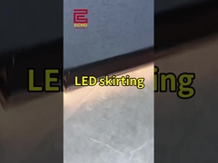 Smart LED Aluminium Skirting Board. wodoodporne i oświetlenie RGB. natychmiastowe ulepszenie luksusowego domu!