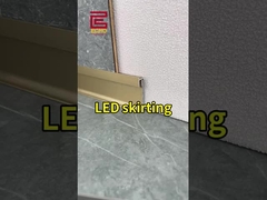 Inteligentna LED Aluminiowa Skirting Board. Kontrola głosowa + wodoodporność. Przekształć podłogi w sztukę świetlną.
