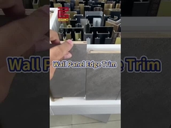 Aluminiowy wykończenie ścian. Bezprzewodowa pokrywa szwy + osłona kąta. Idealny do pokrycia WPC/PVC.