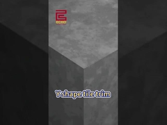 Aluminiowe wykończenie płytki w kształcie Y. Trzystopniowe bezproblemowe połączenie + wodoodporność. Rozwiązuj skomplikowane narożniki w jednym kroku!