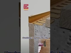 Ekologicznie skłonna aluminiowa wykończenie instalacja bez odpadów + 100% recykling krawędzie zakrzywione w 10 minut!