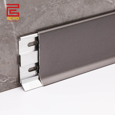 jakość  Aluminium Skirting Board Profiles Waterproof Skirting Baseboard Covers fabryka