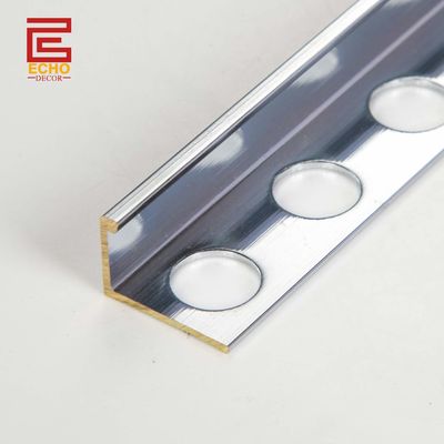jakość  Straight Brass Profile 2.7m Brass Tile Edge Trim Strips For Bathroom fabryka