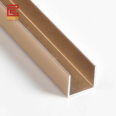 Homebase U Shape Tile To Tile Trim Aluminiowa chromowana krawędź płytek