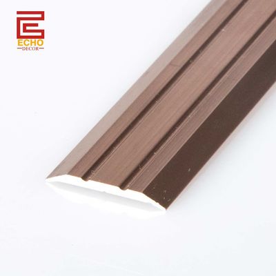 Aluminiowe płaskie samoprzylepne podłogi przejściowe paski drzwiowe