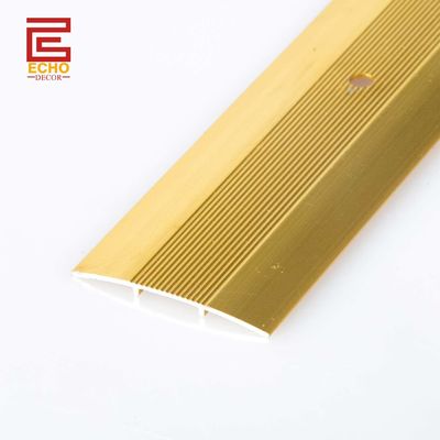 Powierzchnia szeroka metalowa paska próżniowa przeciwpoślizgowa Laminatowa podłoga drewniana paska przejściowa 45 mm