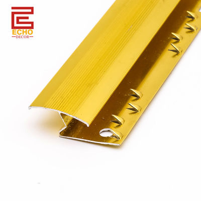 Aluminiowy dywan podłogowy wykończenie metalowe Z Bar Dywan do laminowania wykończenie długie