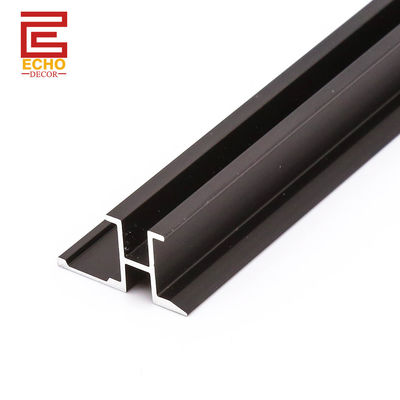Czarny panel ścienny wykończenie 8mm Aluminiowy panel ścienny łazienki krawędzi