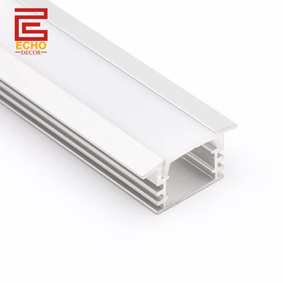 Srebro 15 mm LED Profil Aluminium LED Strip Light Channel Do Sufitu