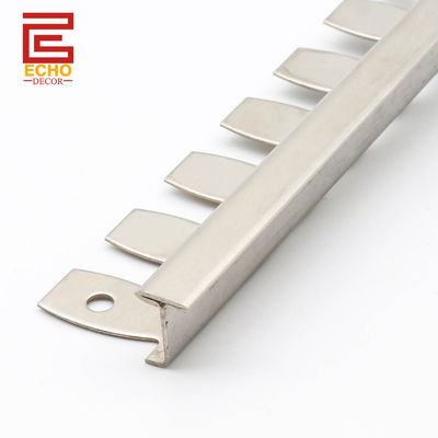 12 mm Czarny Metal Zgięty Płytki Ogrzewanie Krawędzie Szczotkowane Płytki SS Ogrzewanie
