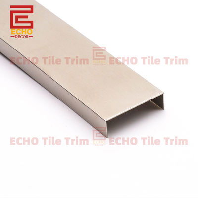 Łazienka Srebrny ze stali nierdzewnej Listello Border Edge Tile Trim