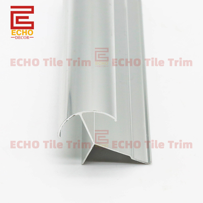 Aluminiowy TILE TRIPE 10 mm Półokrągły róg Pasek przejściowy